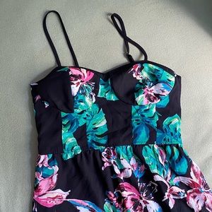 Black Floral Maxi Dress